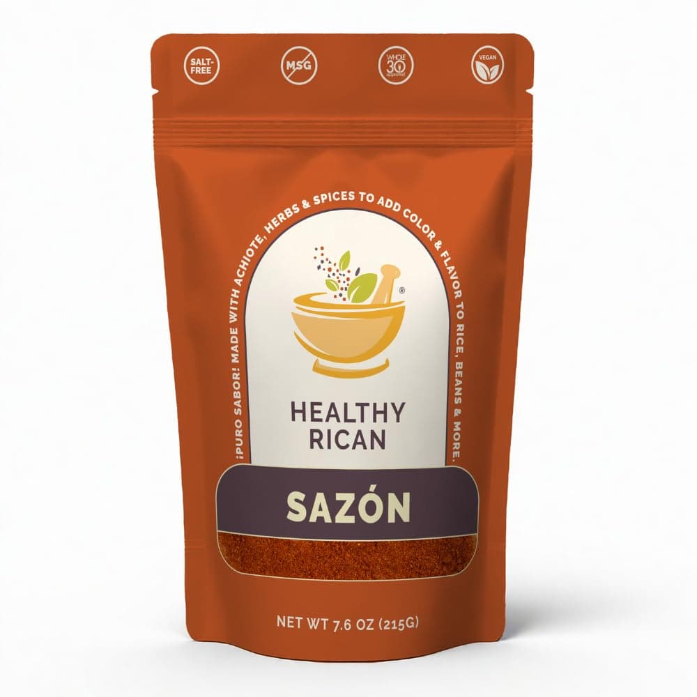 Healthy Rican Sazon Seasoning 7.6 oz Large - Puerto Rican Latin Spice Blend