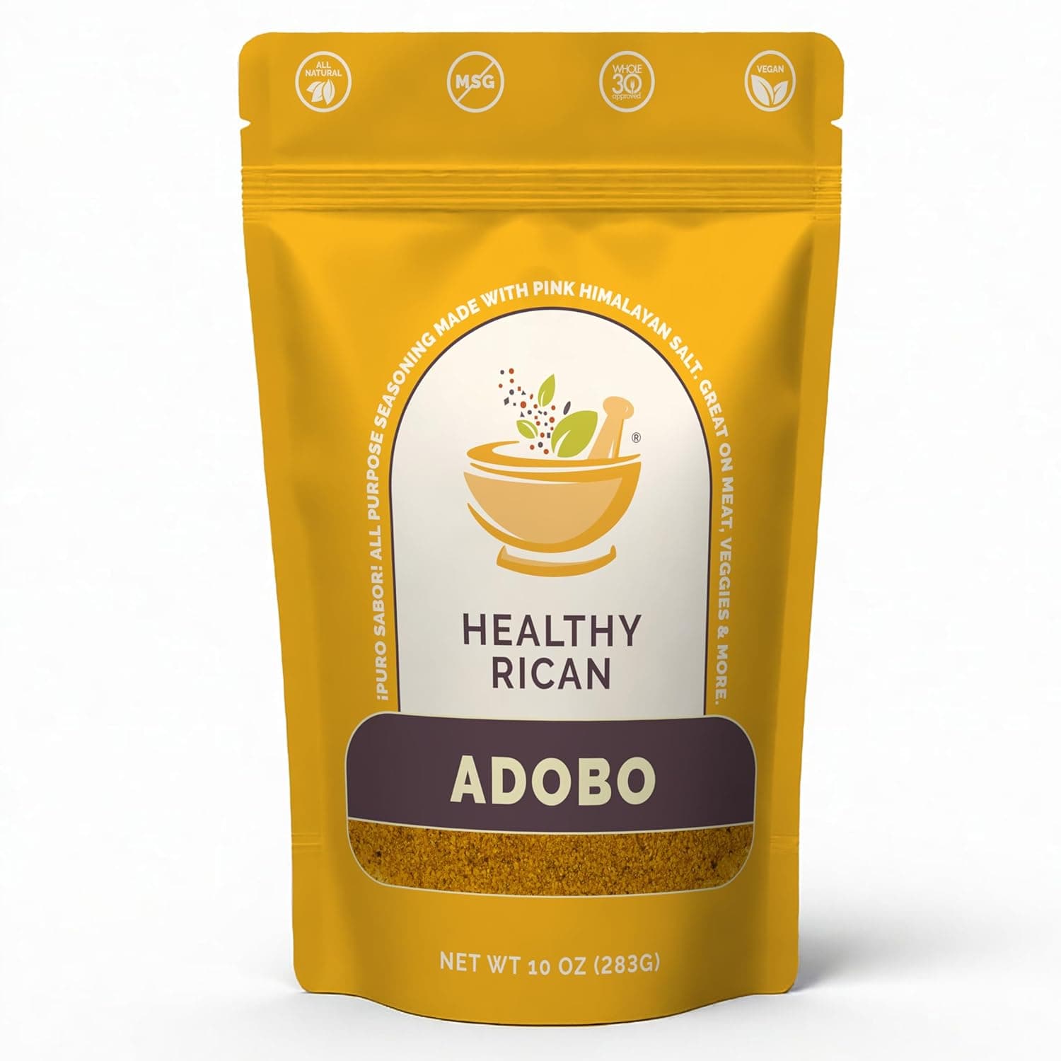 Healthy Rican Adobo Seasoning 10 oz - Clean All Purpose Caribbean Latin Spice Mix