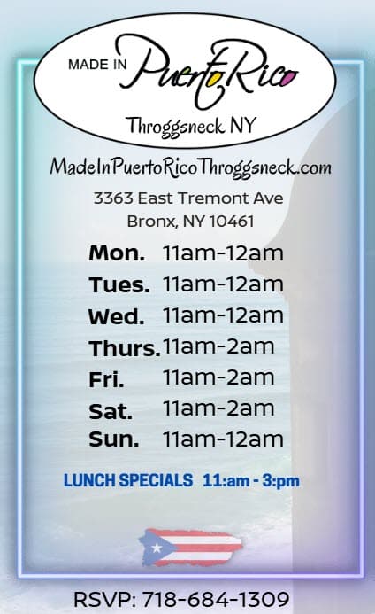 Made In PR Latin Cuisine - Throggsneck